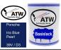 Preview: Porsche, Iris Blue Pearl, 39V / D3: 1L Lackdose, von ATW Autoteile West.